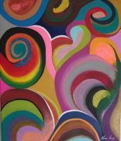 Spasms - Acrylic Paintings - By Vince Gray, Abstract Painting Artist