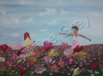 4 - Blooming - Friendship - Acrylic