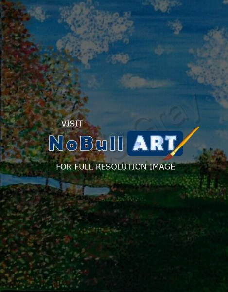 4 - Falling Colors - Canvas Paper