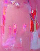 Pink Punk Pang - Oil Paintings - By Micheline Bousquet, Abstract Painting Artist