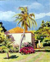 House Portrait - Martinique House Portrait - Oil