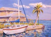 Florida House Portrait - Oil Paintings - By Nataly Jolibois, Impressionist Painting Artist