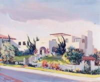 House Portrait - La Jolla - Oil