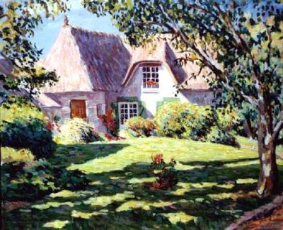 House Portrait - Normandie House Portrait - Oil