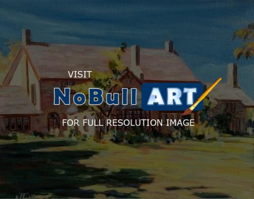 House Portrait - House Portrait Nataly Jolibois - Oil