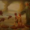 Levana - Oil On Panel Paintings - By Wim Kuenen, Magic Realism Painting Artist