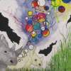 Rhinos And Bubbles - Add New Artwork Medium Drawings - By Tara Lewis, Inspiration Drawing Artist