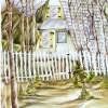 Anderson House Anderson Alaska - Watercolor Paintings - By Janis Artino, Nature Painting Artist