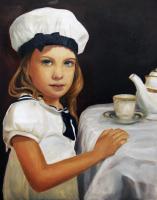Samantha - Oil Paintings - By Lisa Konkol, Realism Painting Artist