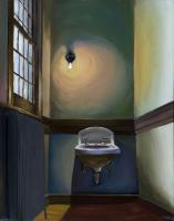 Upstairs - Oil On Canvas Paintings - By Marissa Girard, Realism Painting Artist