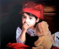 Laura 2 - Oil On Canvas Paintings - By Oleg Zubkov, Realism Painting Artist