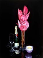 Still Life - Oil On Canvas Paintings - By Oleg Zubkov, Hyper-Realism Painting Artist