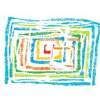 Squares - Acrylic Drawings - By Kelly Steeb, Abstract Drawing Artist
