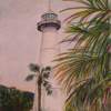 Biloxi Lighthouse - Watercolor Paintings - By Erika Kohutovic, Realism Painting Artist