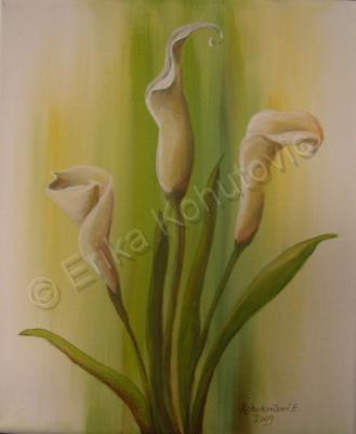 Floral - Calla Lilies 1 - Acrylics