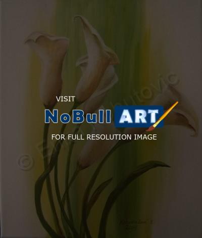 Floral - Calla Lilies 2 - Acrylics