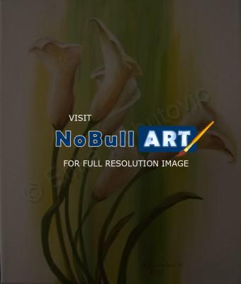 Floral - Calla Lilies 2 - Acrylics
