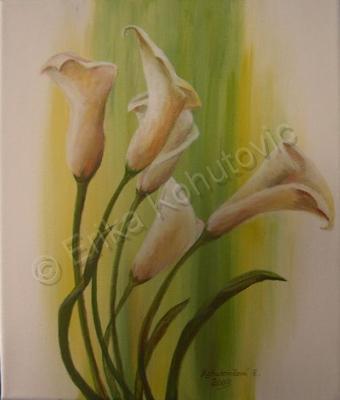 Floral - Calla Lilies 2 - Acrylics