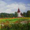 A Church - Acrylics Paintings - By Erika Kohutovic, Realism Painting Artist