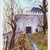 Medieval Gate - Watercolor Paintings - By Erika Kohutovic, Realism Painting Artist