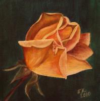 Floral - Yellow Rose - Acrylics