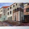 Banska Bystrica - Beniczky House - Guache Paintings - By Erika Kohutovic, Landscape Painting Artist