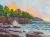 Landscapes - Sunset - Oil On Canvas