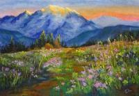 Landscapes - Morning Meadow - Dry Pastel