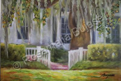 Landscapes - Leu Gardens House - Oil On Canvas