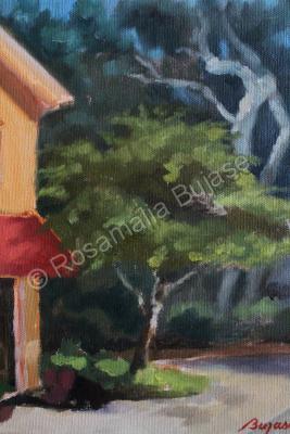 Landscapes - Polasek Green Tree Study - Oil On Canvas