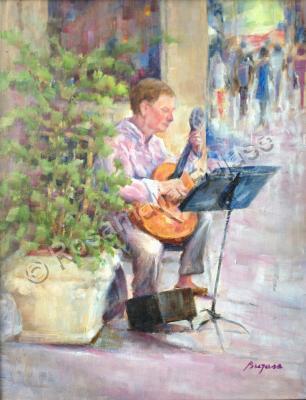Portraits - The Musician - Oil On Canvas