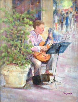 Portraits - The Musician - Oil On Canvas