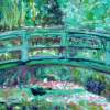 Garden At Giverny Col 2 - Digital Digital - By Adele Smith, Impressionist Digital Artist