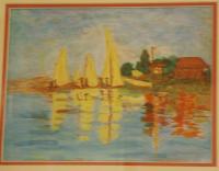 Monet - Water Scene - Watercolour Photographed