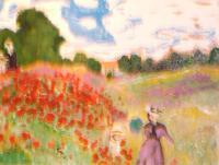 Monet - Poppies - Oil Photographed