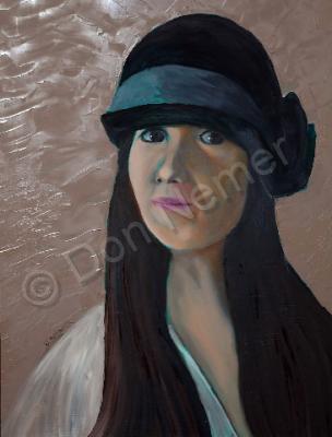 Painting Portrait - Dana - Oil