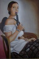 Painting Portrait - Hot Gun - Oil