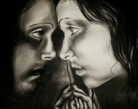 Reflections Of The Soul - Charcoal Drawings - By Ashley Warbritton, Realism Drawing Artist