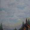 High Mountain Curch - Acrylic Paintings - By John Chambers, Traditional Painting Artist