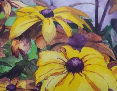 Water Color - From My Garden - Water Color