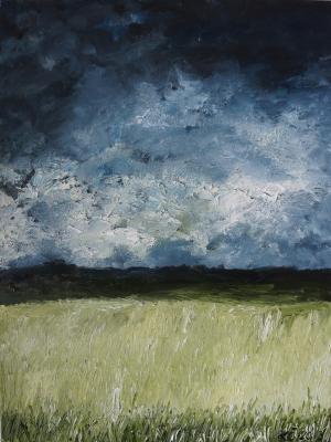 Nature - Rye Field II - Oil On Canvas