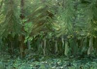 Nature - Forest - Oil On Canvas