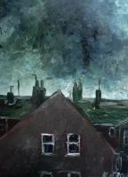 In The Dark - Before The Storm - Oil On Canvas