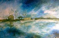 Nature - Lake - Acrylic On Canvas