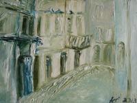 Urbanistic - Old Town - Oil On Canvas