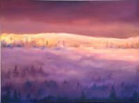 Landscape - Mist On The Montain - Oil