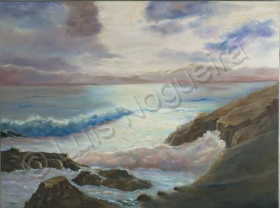 Seascape - Rocky Shore - Oil