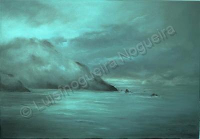 Seascape - Mist On The Sea - Oil