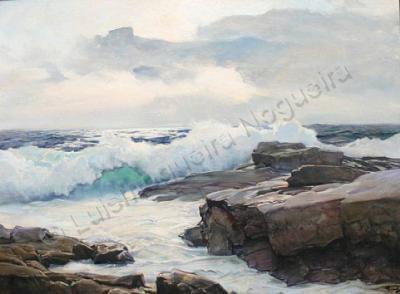 Seascape - Evening Light - Oil