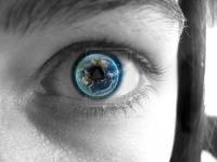 The World In Her Eyes - Photoshop Digital - By Goneet Gill, Photoshop Digital Artist